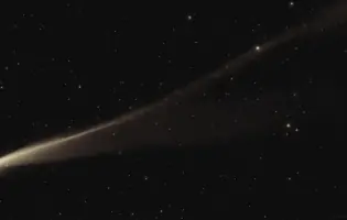 Комета C/2025 K1 розпалася після проходження біля Сонця