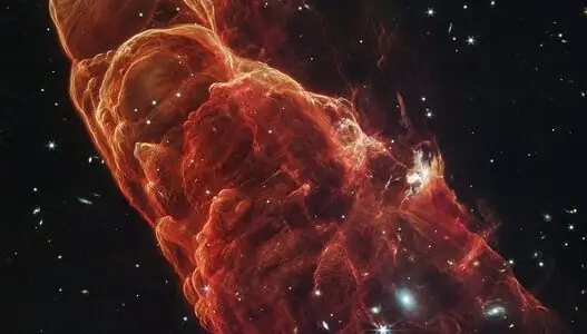 Телескоп Джеймса Вебба зафіксував космічне торнадо завдовжки 2,9 трильйона кілометрів