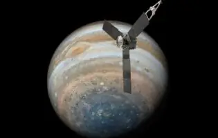 Космічний телескоп NASA Juno зафіксував загадкове зелене сяйво на Юпітері