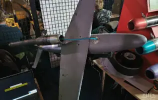 Українські розробники представили новий реактивний двигун для дронів Грім-17