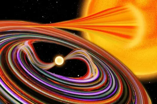 Вперше в історії вчені NASA зафіксували, як білий карлик поглинає матерію сусідньої зорі