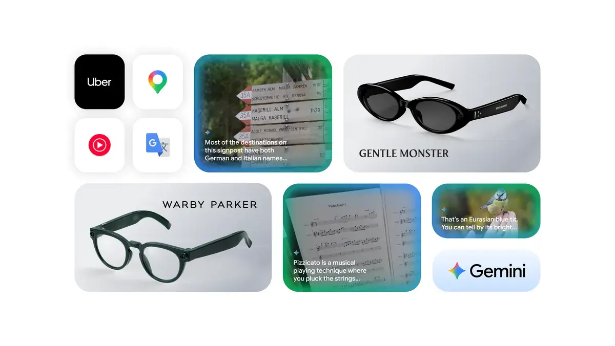 Google та Samsung показали розумні окуляри на Android XR