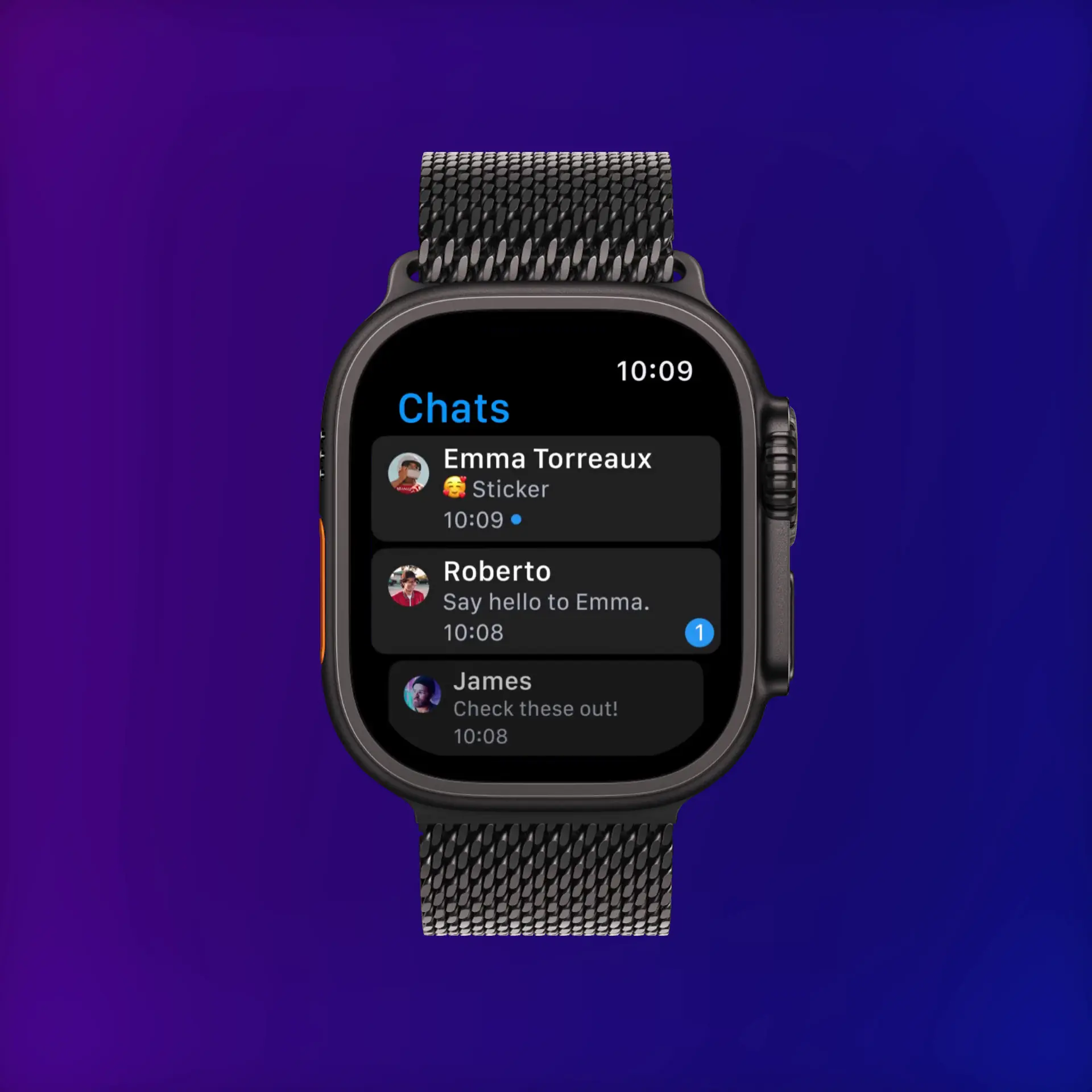 З’явився офіційний додаток Telegram для Apple Watch