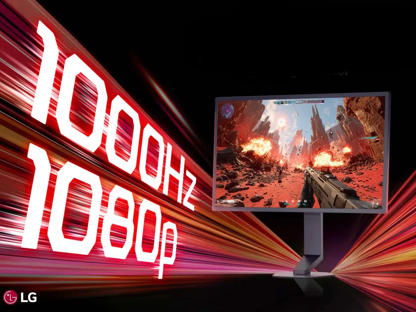 LG випустила перший у світі ігровий монітор з частотою оновлення 1000 Гц за 1000 доларів