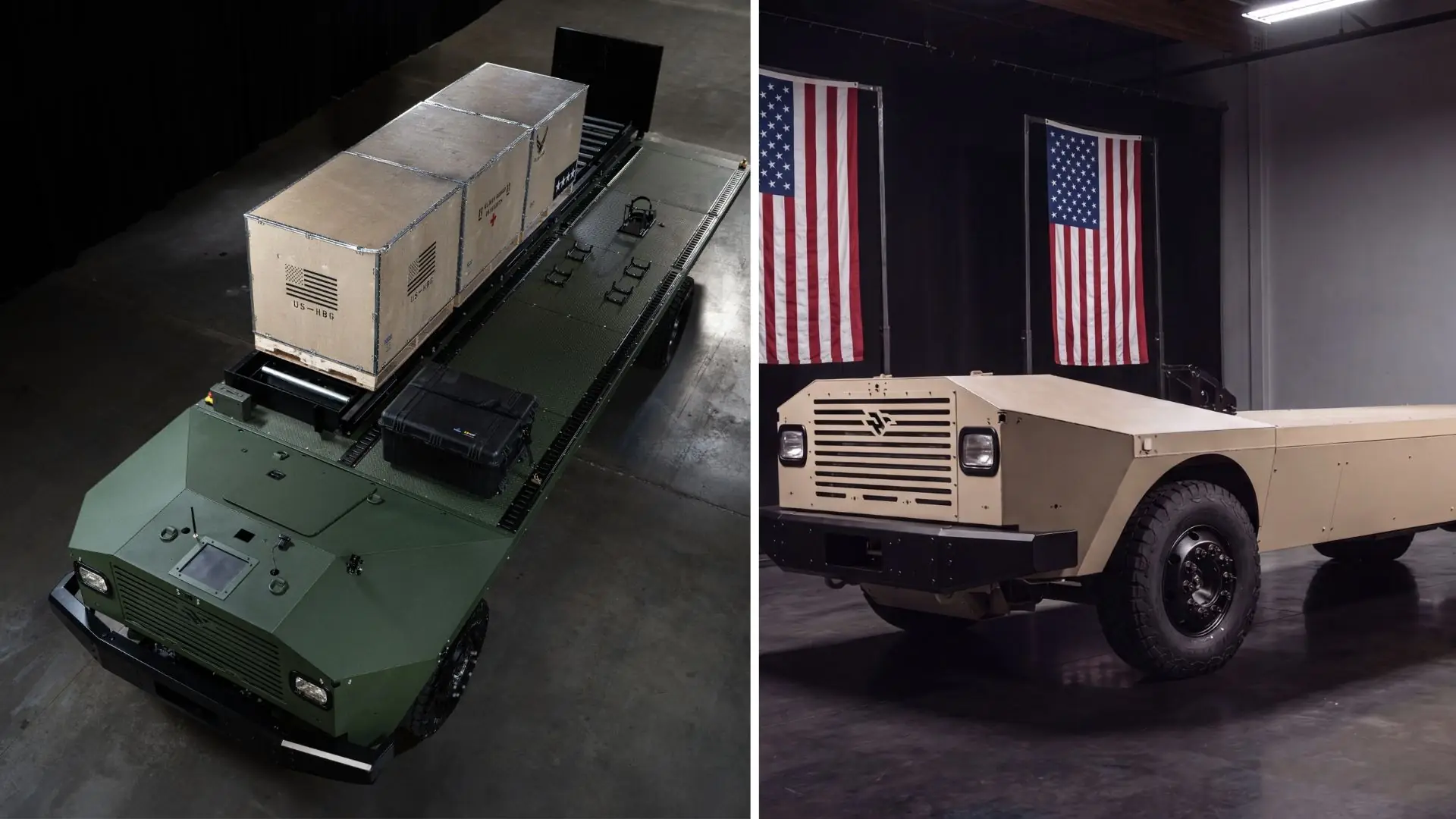 США замовили автономні гібридні UGV для логістики на полі бою