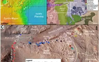 NASA виявило на Марсі сліди гарячих підземних джерел і стародавніх озер